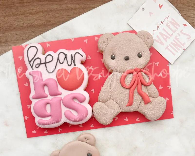 Bear hugs Set - Set of 2 - Cookie Cutters