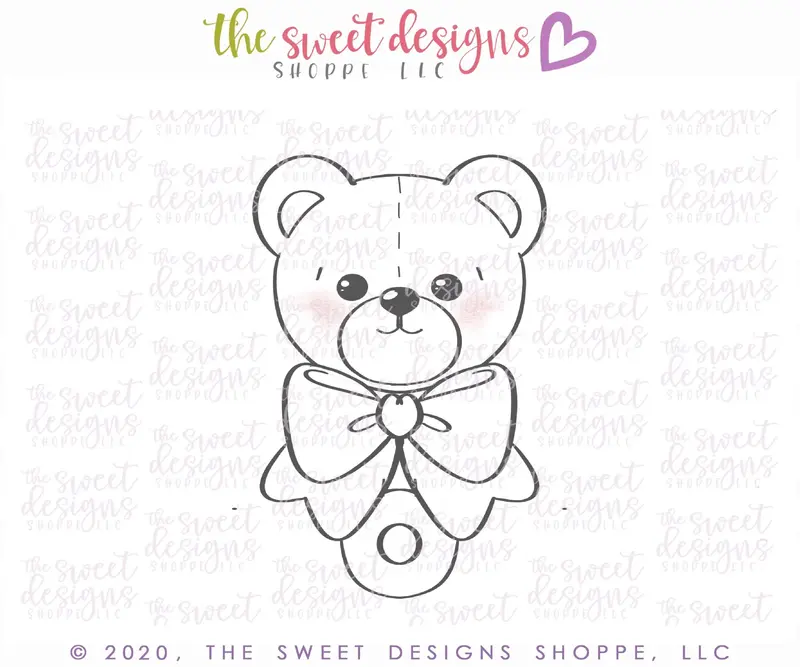 Bear Rattle - Cookie Cutter