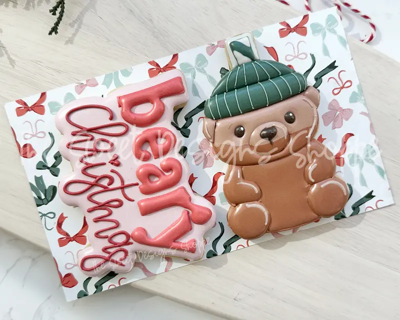 Bearista Bear & Plaque Cookie Cutter Set - Set of 2 - Cookie Cutters