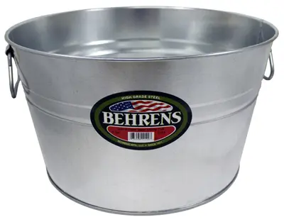 Behrens 5 gal Steel Multi Purpose Flexi-Tub Round - Deal of The Week