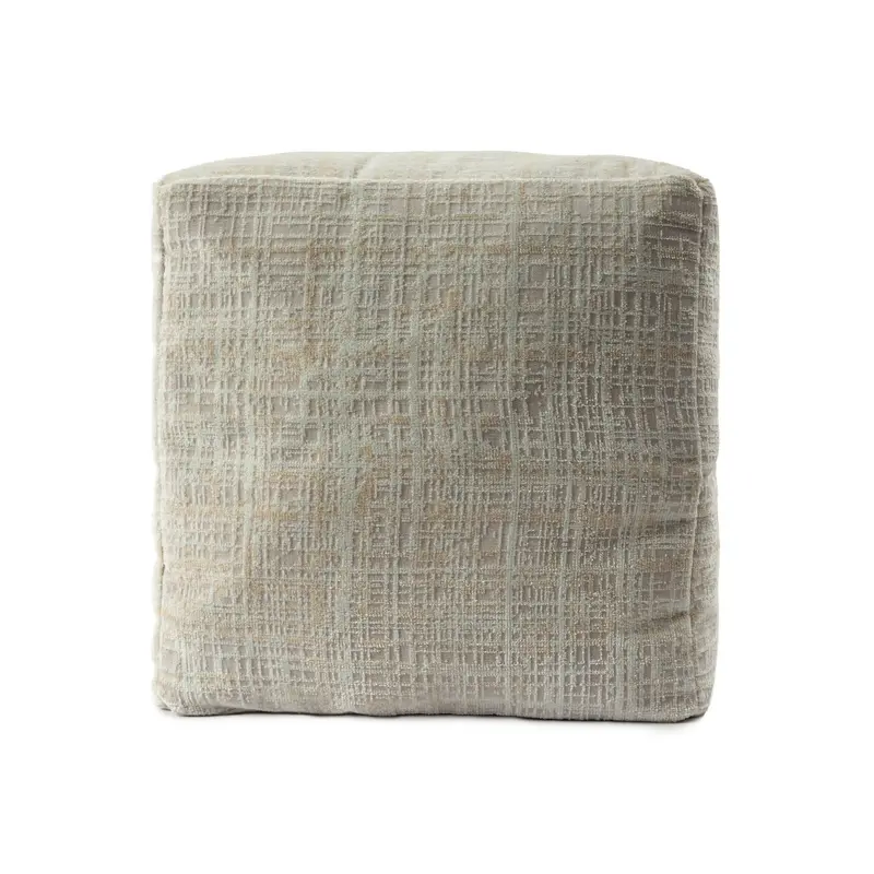 Beige Polyester Blend Ottoman By Homeroots