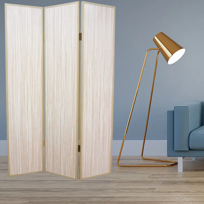 Beige Wood Screen By Homeroots - 277084