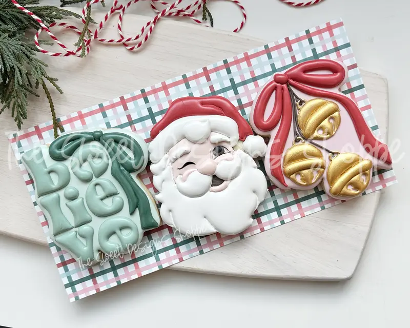 Believe Cookie Cutter Set - Set of 3- Cookie Cutters