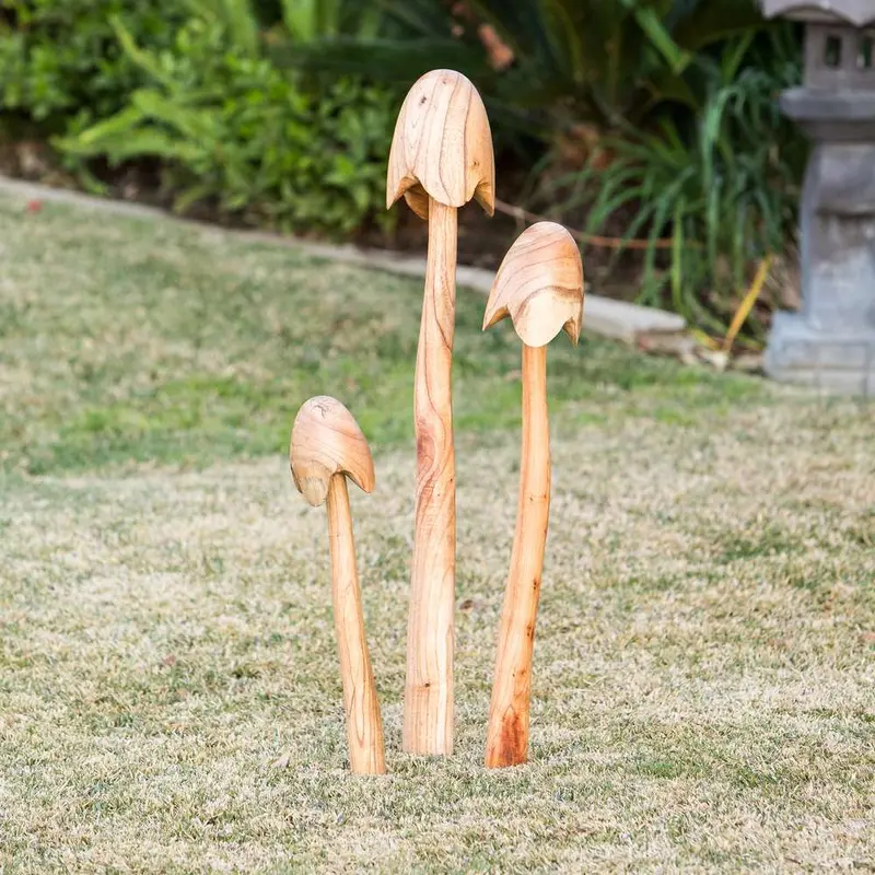 Bell Mushroom Stakes Set of 6 By Garden Age Supply