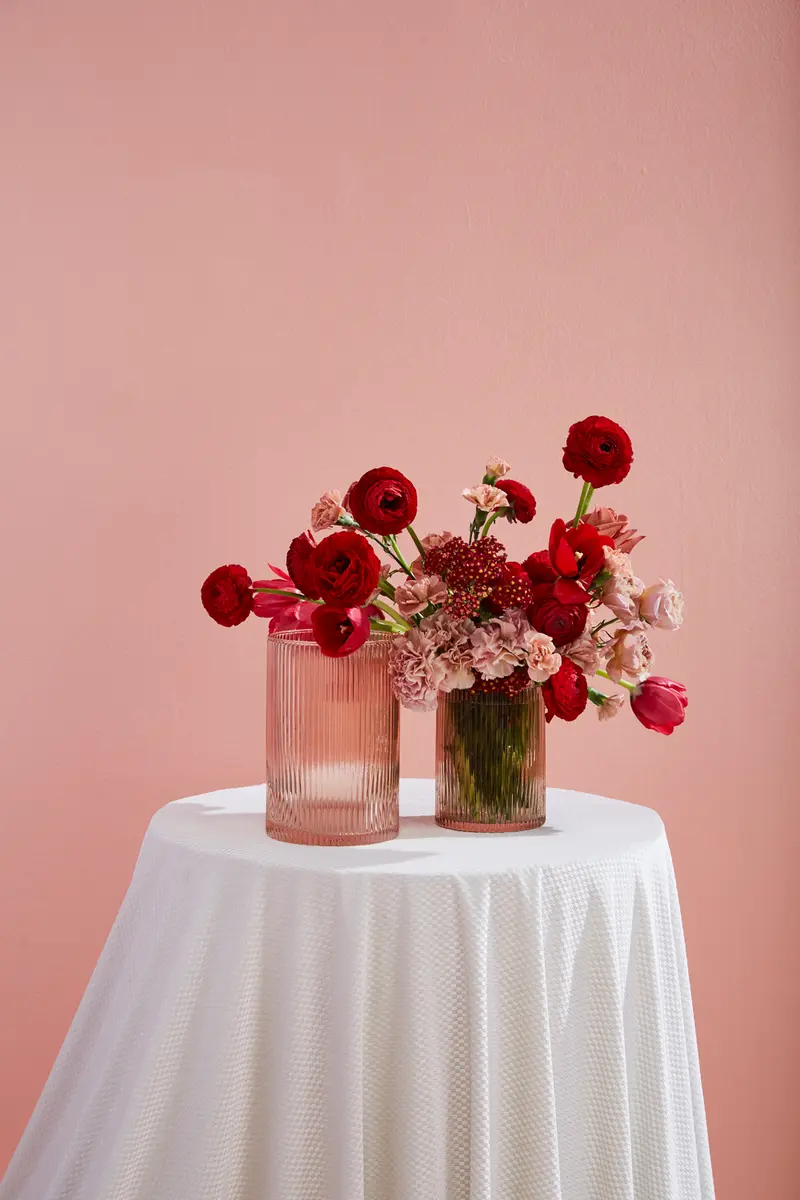 Bellini Vase Set of 4 By Accent Decor