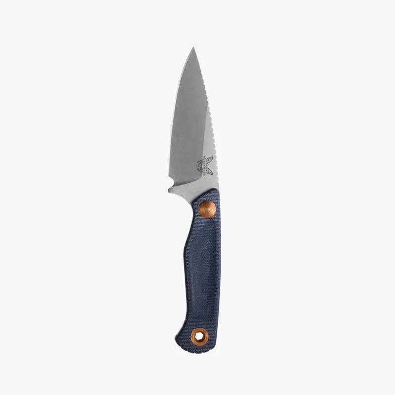 Benchmade Blue Denim MagnaCut Stainless Steel > 6 in. Fixed Blade Knife