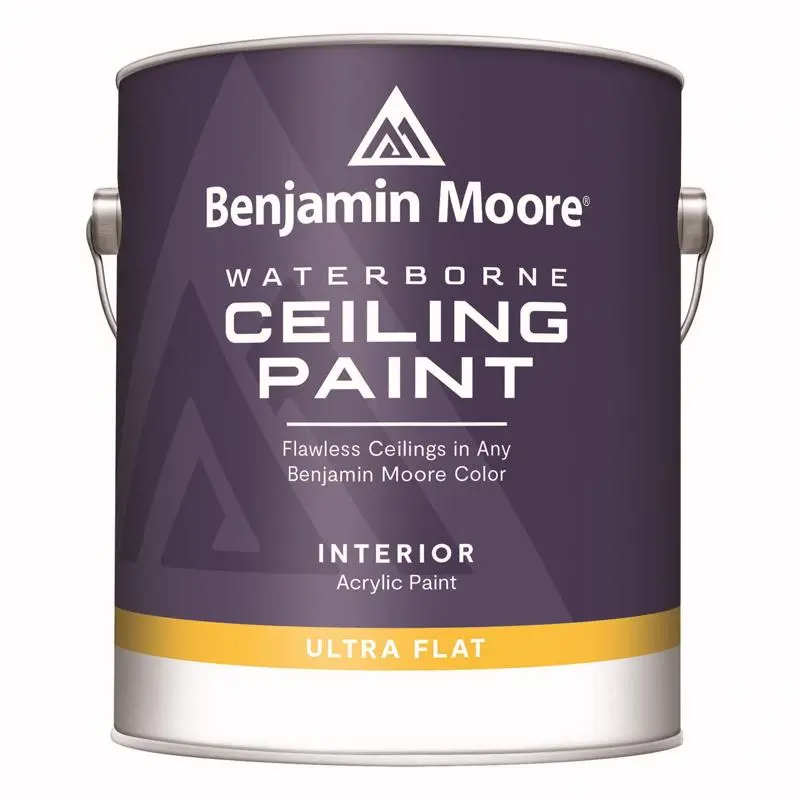 Benjamin Moore Flat Ceiling Paint Interior 1 gal (Pack of 4)