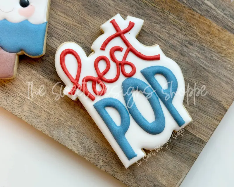 Best Pop Plaque - Cookie Cutter