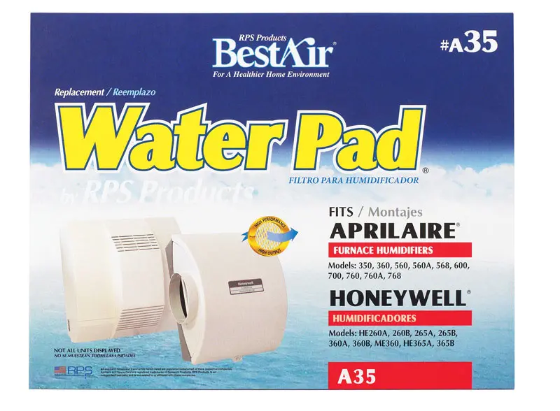 BestAir Replacement Water Pad For Aprilaire 350, 360, 560A, 568, 600, 700, 760A, 768; Honeywell HE26 - Open Box