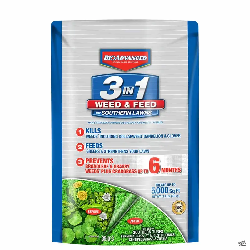 BioAdvanced® 3-in-1 Weed & Feed for Southern Lawns