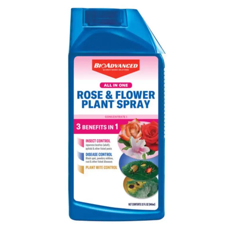 BioAdvanced Rose and Flower Care Concentrate 32 oz (Pack of 8)