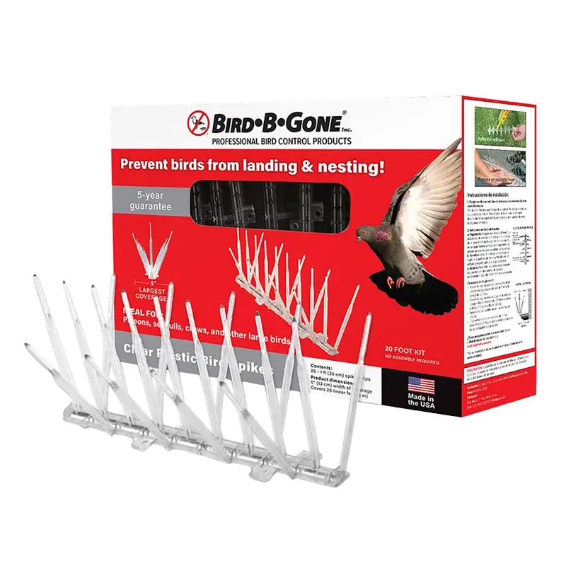 Bird-B-Gone Bird Repelling Spikes For Assorted Species 1 pk - Open Box