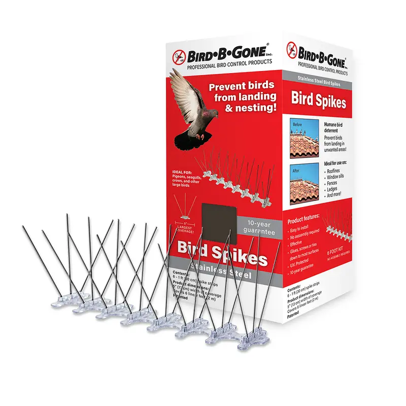 Bird-B-Gone Bird Repelling Spikes For Assorted Species - Deal of The Week