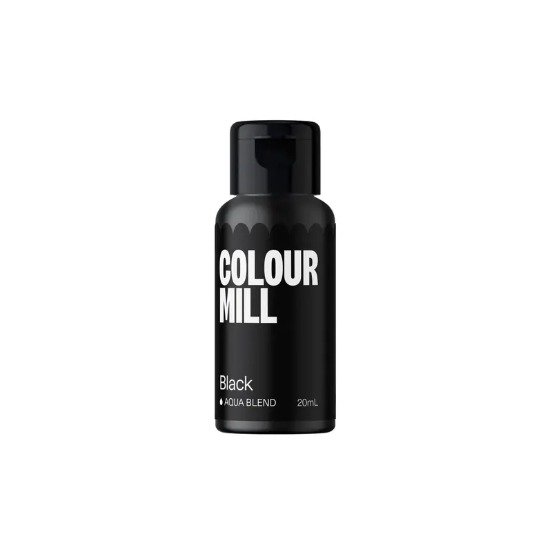 Black - Aqua Blend - Food Color - 20ml by