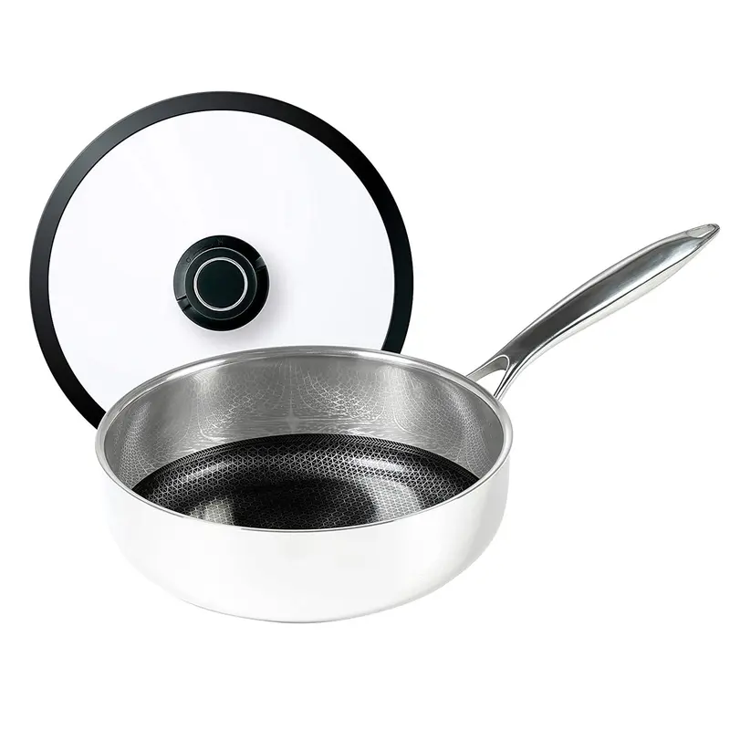 Black Cube 11" Nonstick Saute Pan with Lid