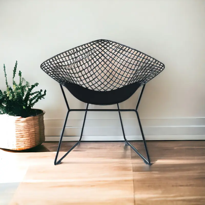 Black Lounge Chair By Homeroots