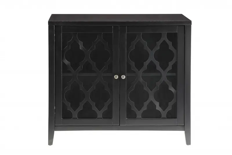 Black Mdf Cabinet By Homeroots