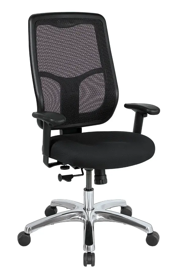 Black Mesh Chair By Homeroots - 372425