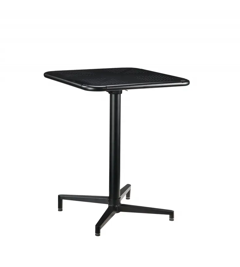 Black Metal Folding Table By Homeroots