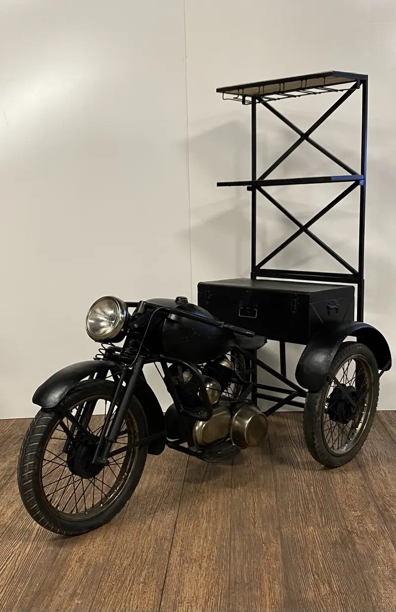 Black Tri Bike Bar By Homeroots