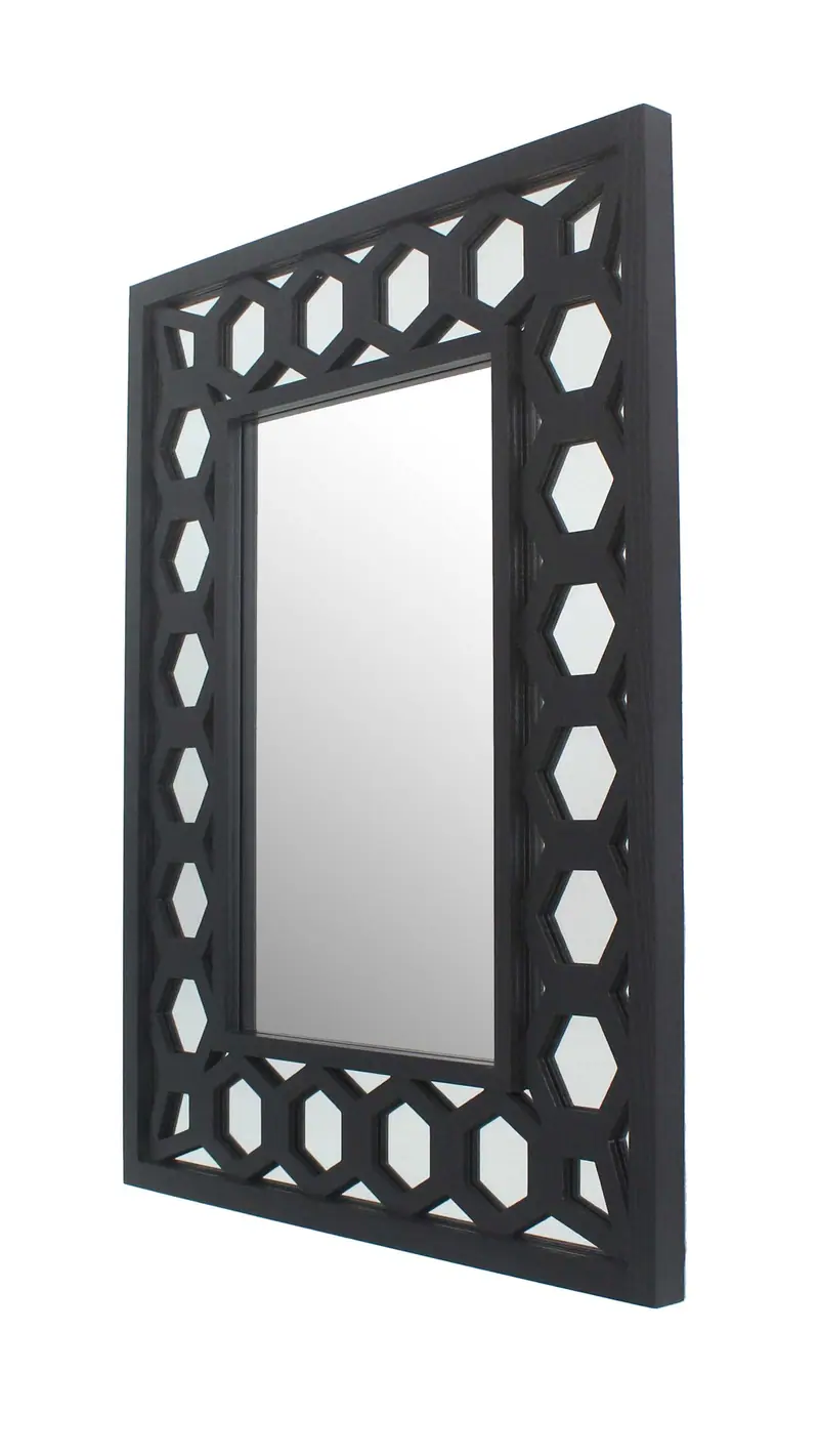 Black Vintage Dressing - Mirror By Homeroots