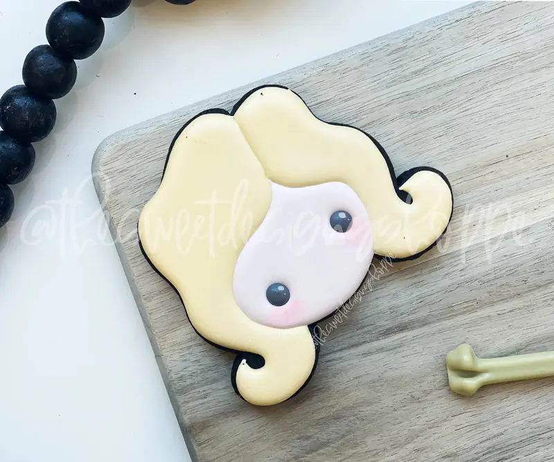 Blonde Witch Face - Cookie Cutter