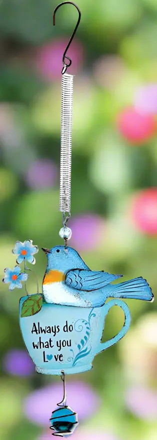 Blue Bird In A Cup Bouncy