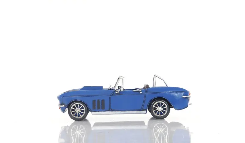 Blue Corvette Stingray Sculpture By Homeroots