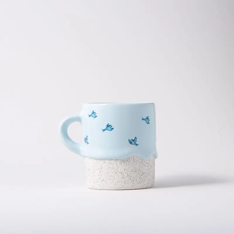 Bluebird Cylinder Mug