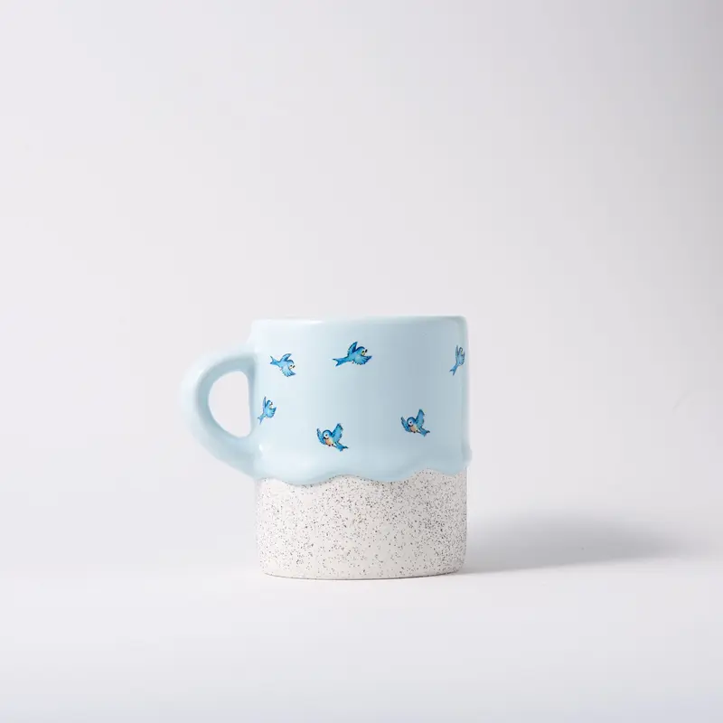 Bluebird Cylinder Mug