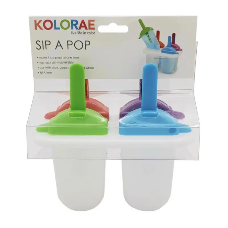 Blueoco Kolorae Assorted Polypropylene Sip A Pop Ice Mold