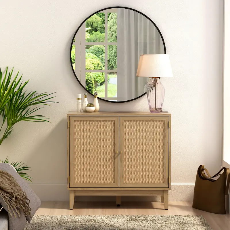 Bodrum 31" Tall - 2 Door Accent Cabinet By Anderson Teak