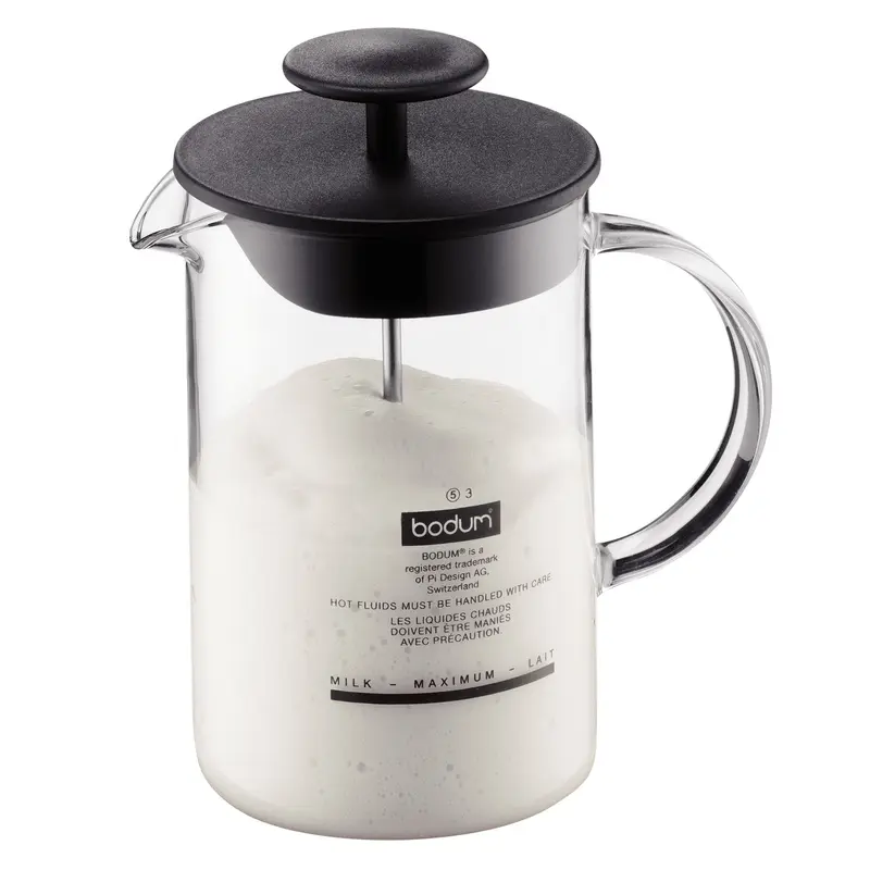 Bodum Latteo 8-Ounce Milk Frother With Glass Handle