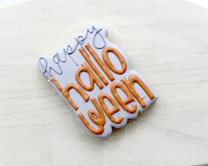Boho - happy halloween - Plaque - Cookie Cutter