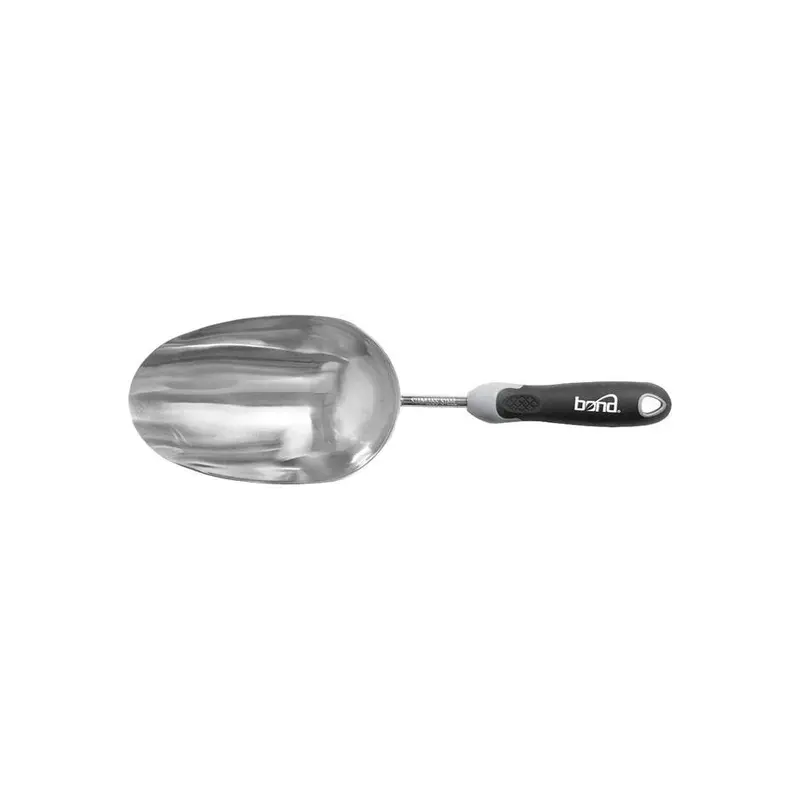 Bond Extra Large Stainless Steel Head Black Soil Scoop 6 in. with Comfort Grip Polypropylene Handle - Deal of The Week