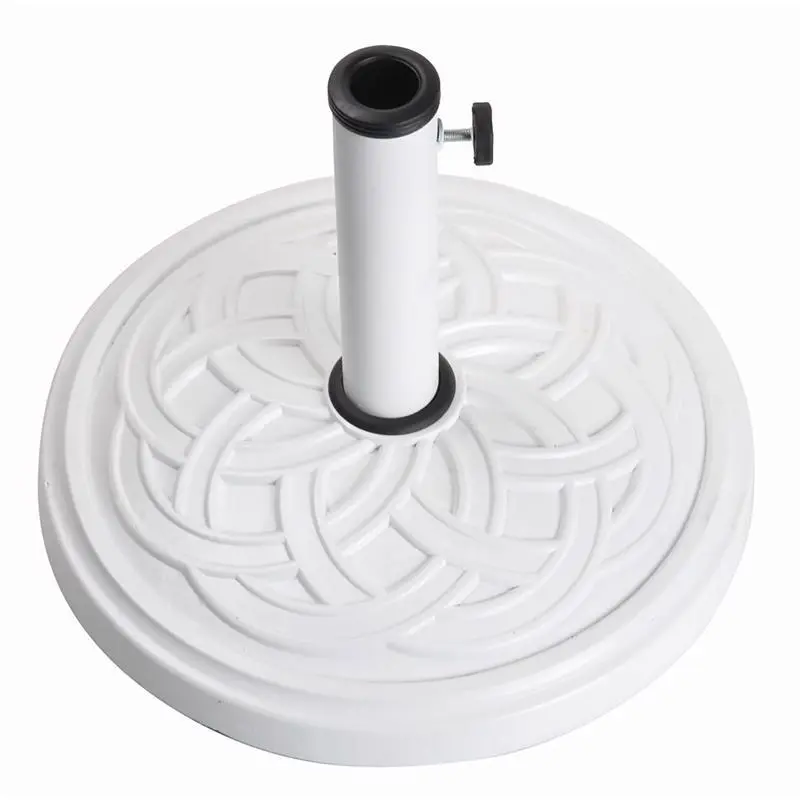 Bond White Ribbon Envirostone Umbrella Base - Open Box