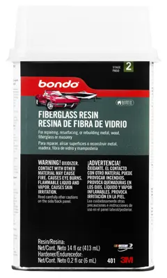 Bondo Fiberglass Resin 0.9 pt - Deal of The Week