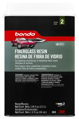 Bondo Fiberglass Resin 1 gal - Open Box