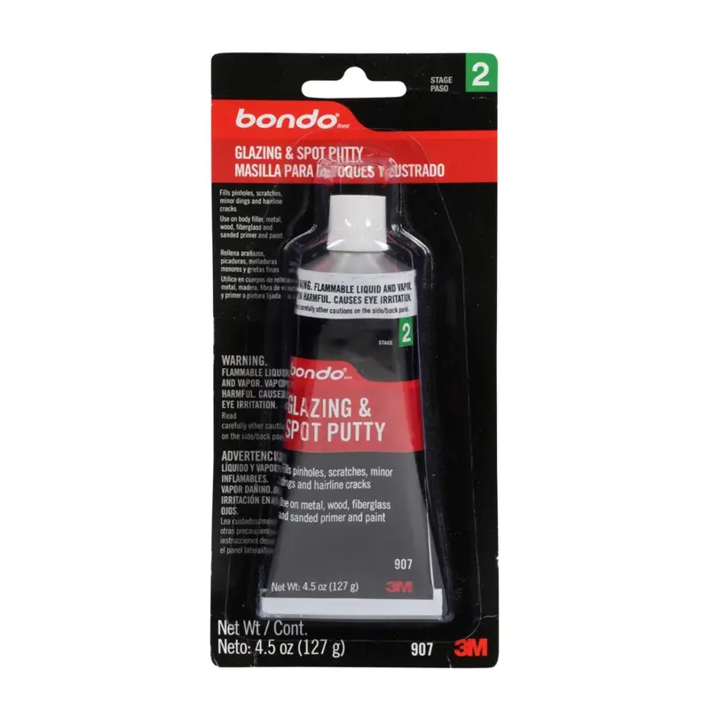 Bondo Glazing & Spot Putty 4.5 oz with Cream Hardener for Paint Repair - Deal of The Week