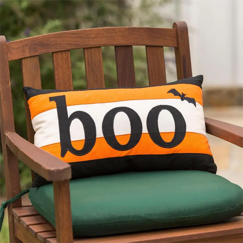 Boo Lumbar Pillow 20"x12"