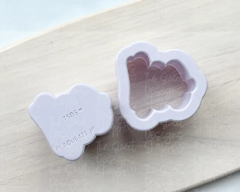 Boo Traditional Plaque  - Cake Pop Maker Set ( Cutter & Pusher)