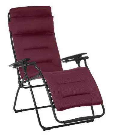 BordeauPowder Coated Recliner By Homeroots