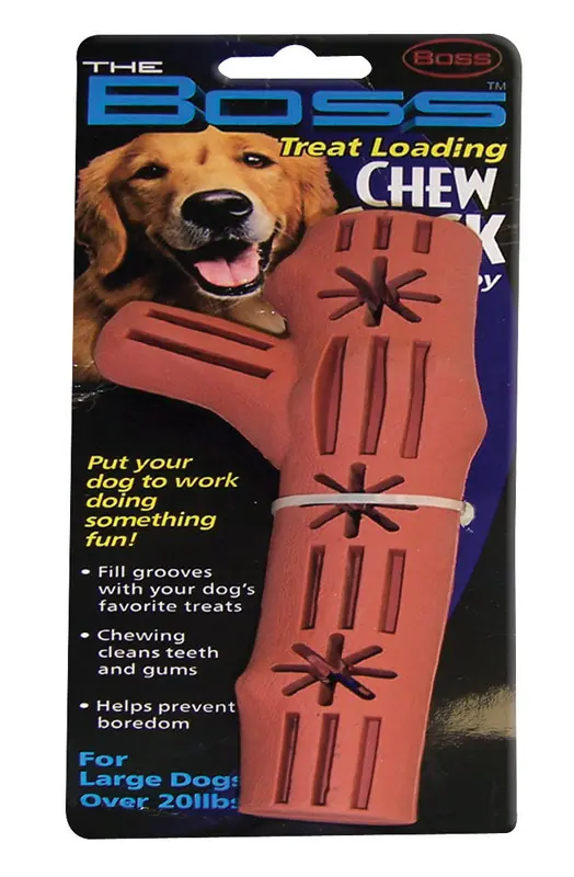 Boss Pet For Dog Brown Rubber Chew Stick Dog Toy Large 1 pk - Deal of The Week