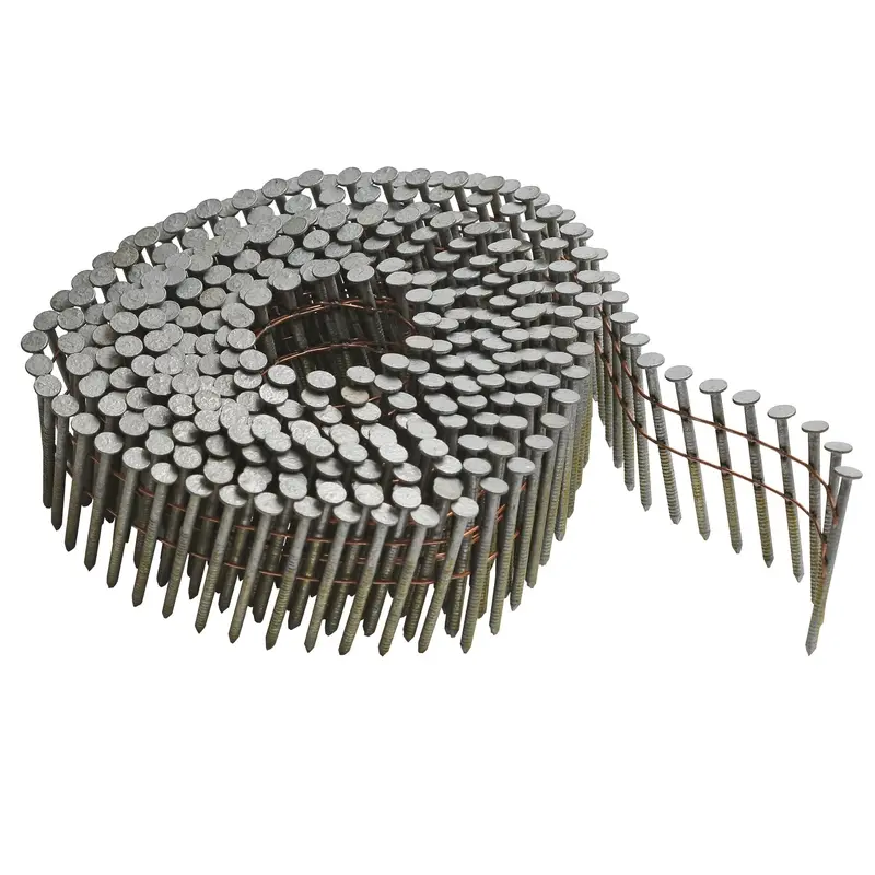 Bostitch 1-1/2 in. L X 11 Ga. Angled Coil Galvanized Siding Nails 15 deg 4,200 pk - Open Box