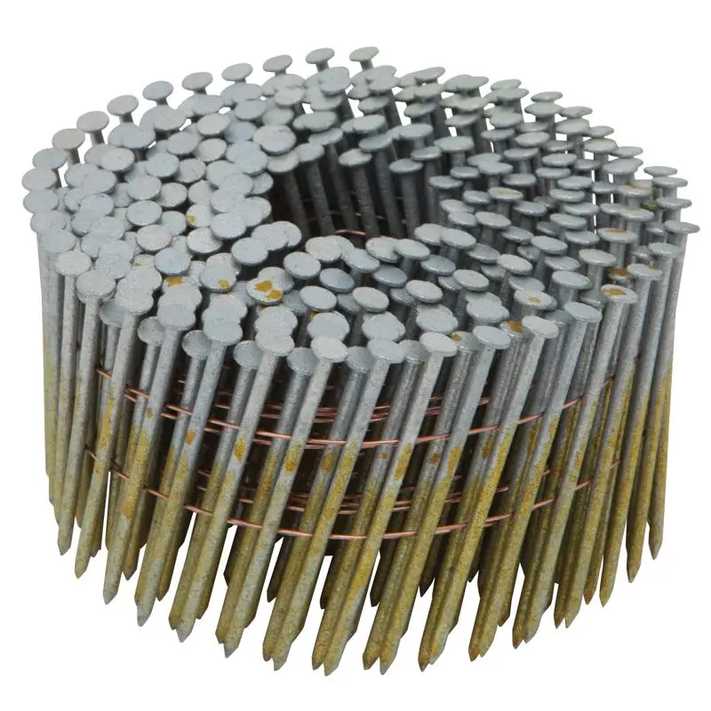 Bostitch 2-1/2 in. L Angled Coil Coated Framing Nails 15 deg 3600 pk - Open Box