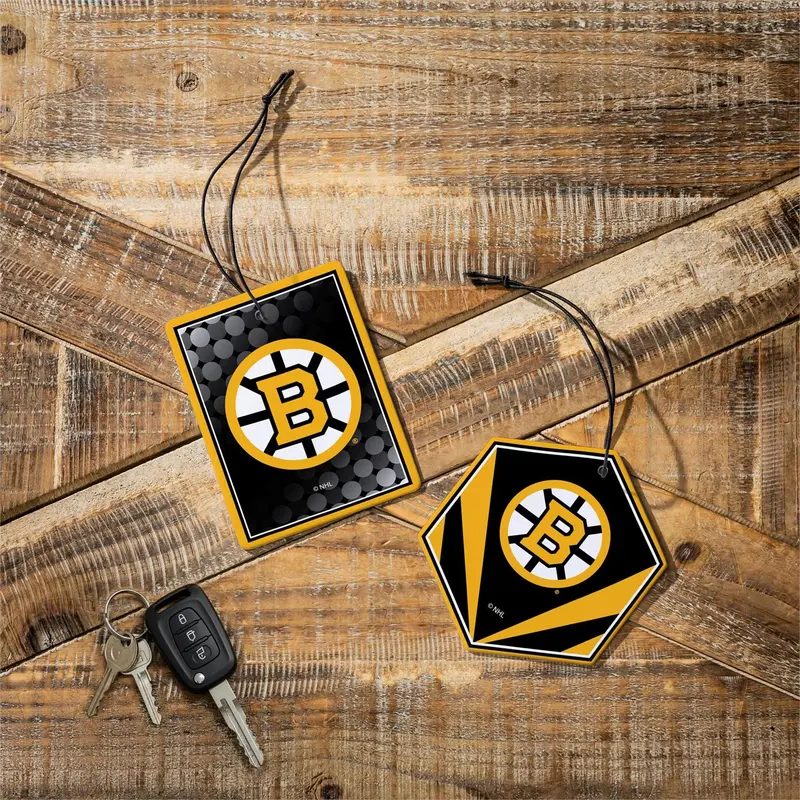 Boston Bruins Air Freshener, Set of 2