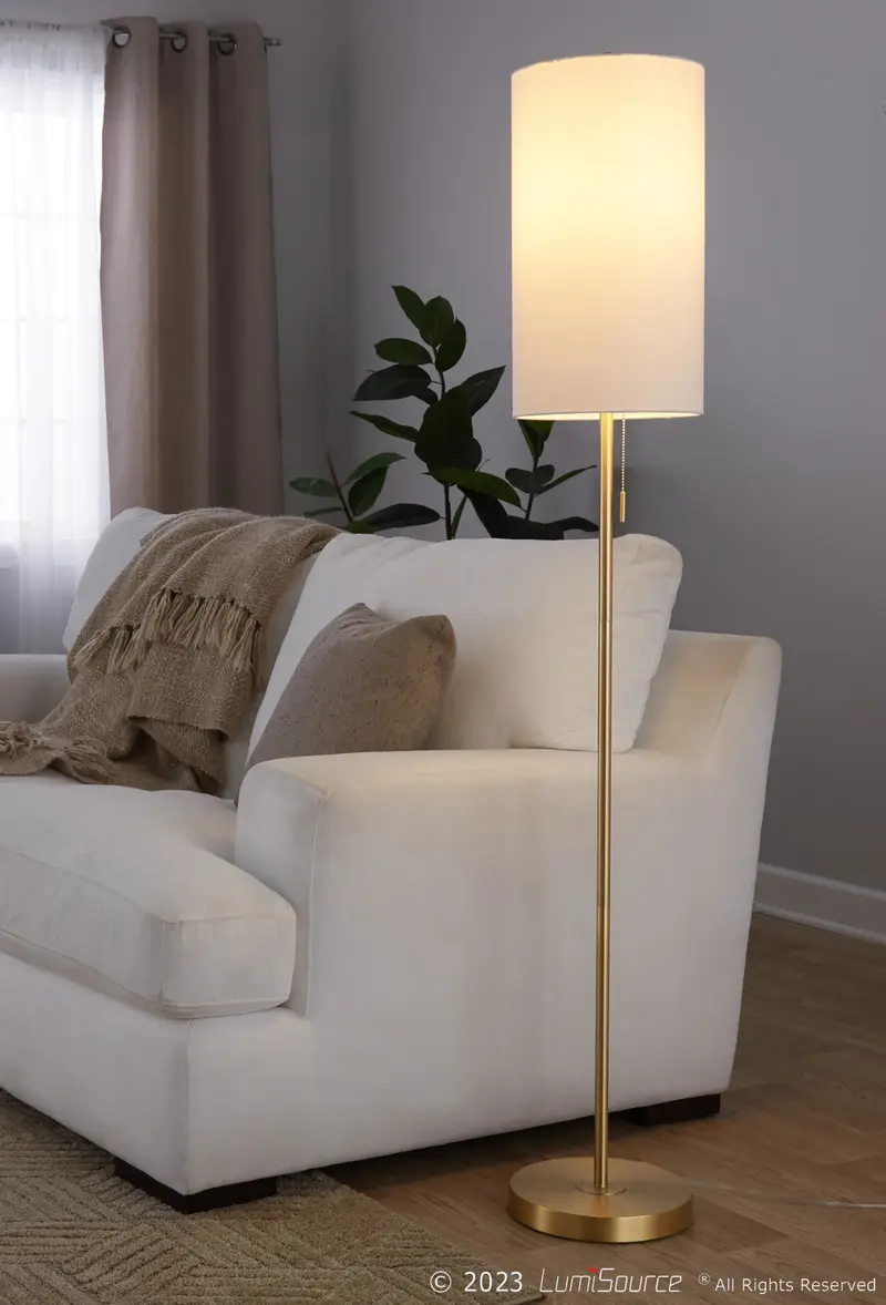 Bounty 62" Metal Floor Lamp By LumiSource - GFS62-BNTY AUW