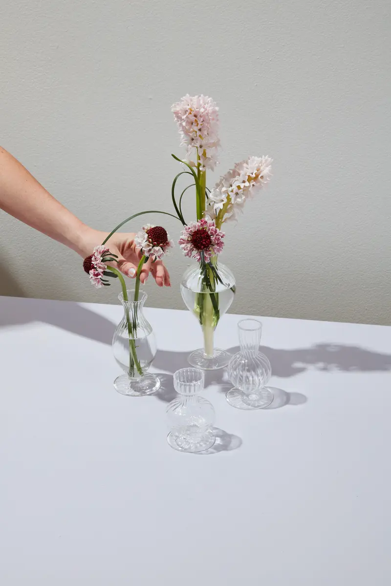 Boutique Budvase Set of 4 By Accent Decor