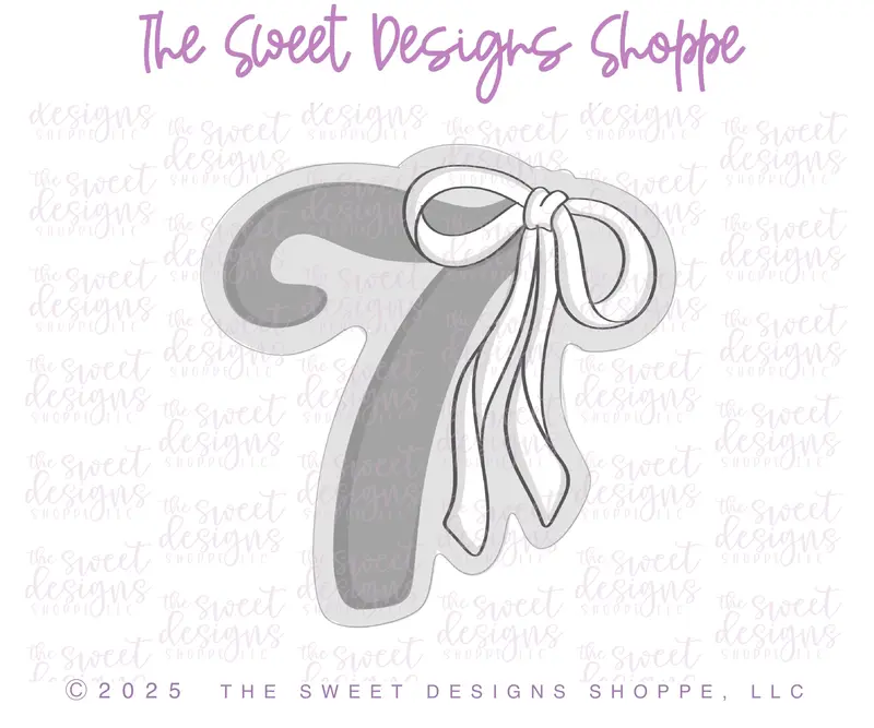 Bow-tiful Seven - Cookie Cutter