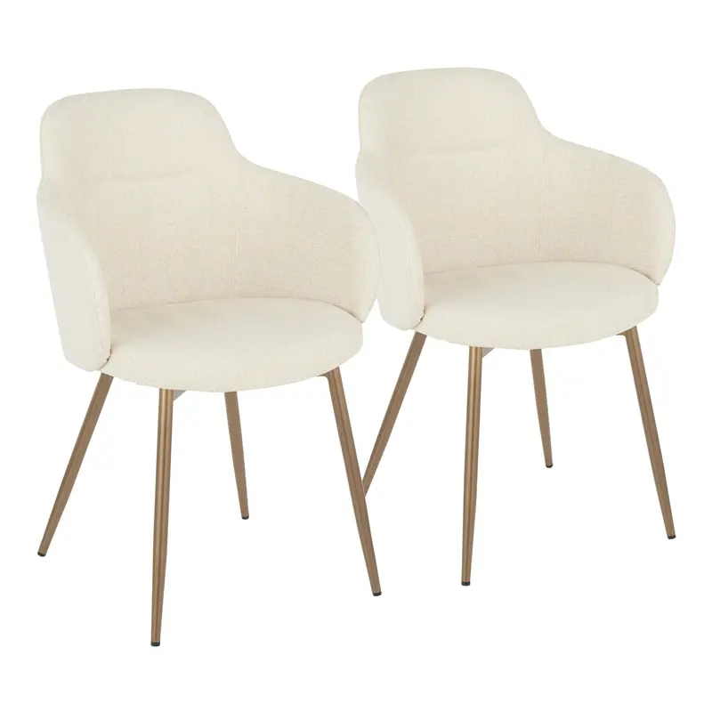 Boyne Chair - Set of 2 By LumiSource - CH-BOYNEFB-HLC2 ANCUCR2